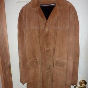 Men's Genuine Suede Winter Coat